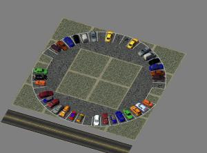 Blended parking cars23